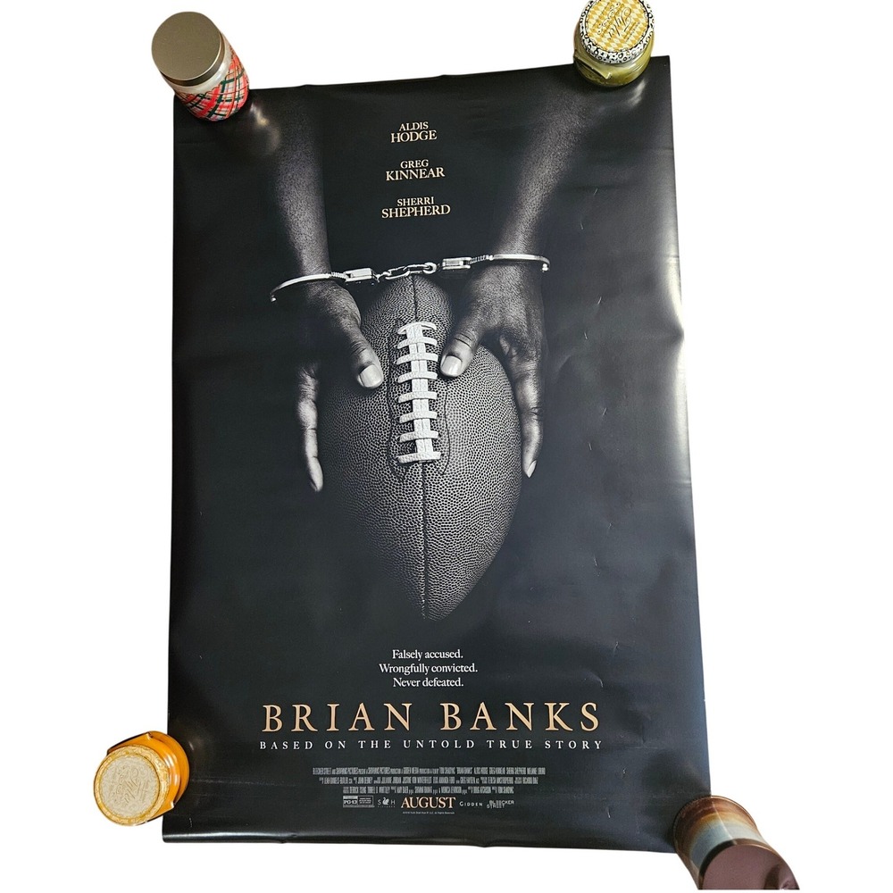 Brian Banks 2019 Original Advance Movie Poster 27x40 Aldis Hodge D/S